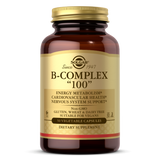 Solgar B-Complex "100", 50 Vegetable Capsules - Heart Health - Nervous System Support - Supports Energy Metabolism - Non GMO, Vegan, Gluten Free, Dairy Free, Kosher, Halal - 50 Servings