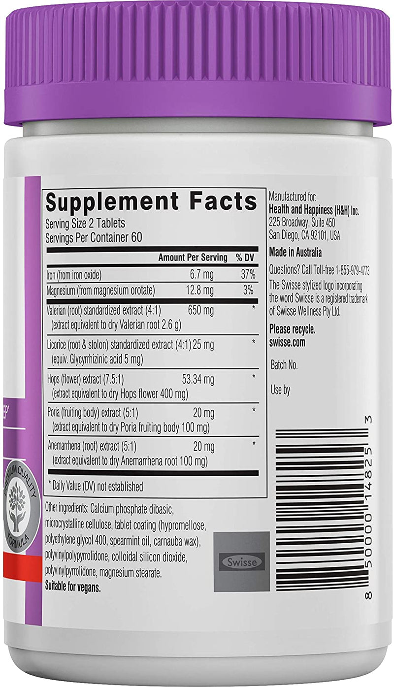 Sleep by Swisse (120 Tablets once daily)