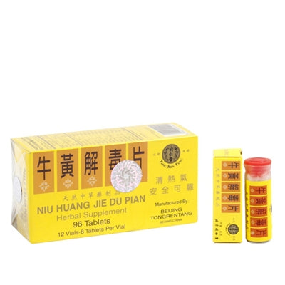 Niu Huang Jie Du Pian - (96 Tablets) - Herbal Supplement