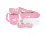 Thinkbaby Complete BPA Free Feeding Set (Light Pink)