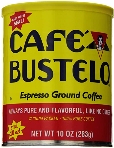 Cafe Bustelo Ground Coffee Can, Supreme Espresso Style, 10 Ounce