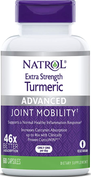 Natrol Extra Strength Turmeric Capsules, 60 Count