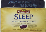 Nature Made Natural Sleep Aid Liquid Softgels 30 ea