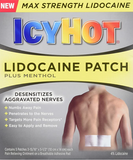 Icy Hot Max Strength Lidocaine Plus Menthol Pain Relief Patches (5 COUNT)