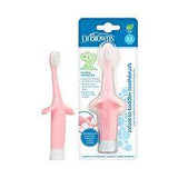 Dr. Brown's infant-to-toddler toothbrush, 0-3 years, Pink