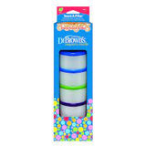 Dr. Brown's Designed to Nourish, Stack, Snack & Dip Cups, Stackable Snack Cups for Toddlers and Baby Food Storage Containers