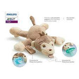 Philips Avent Soothie Snuggle Pacifier Holder with Detachable Pacifier, Monkey, 0m+