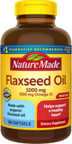 Nature Made Flaxseed Oil 1000 mg Softgels, 180 Count