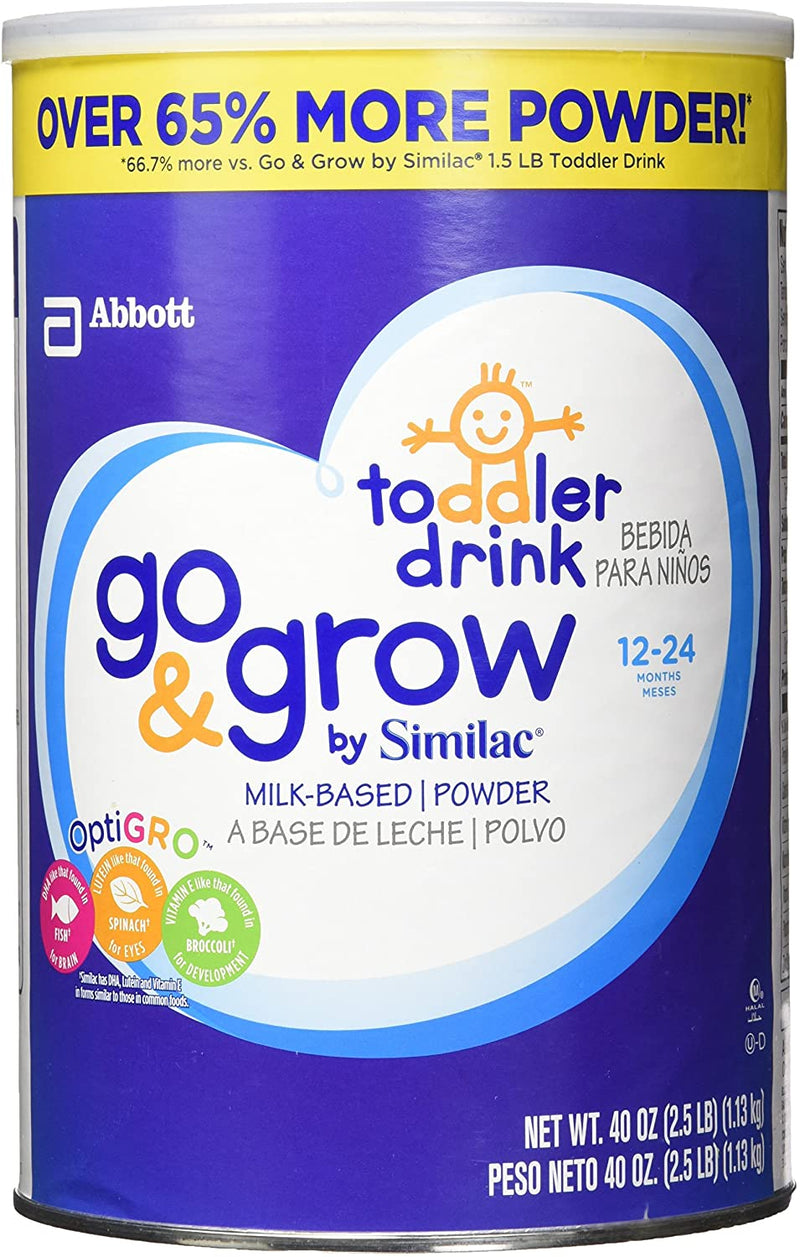 Similac Advance Infant Formula with Iron Milk-Based Powder 0-12 months (40 oz./ 2.5LB/1.13 kg)