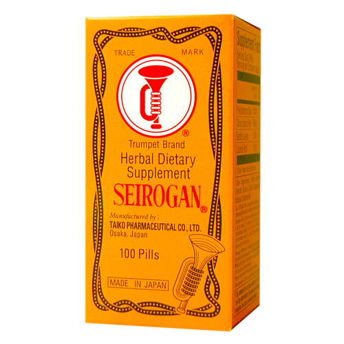 Trumpet Brand Seirogan Herbal Stomach Supplement, 100 pills