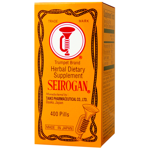 Trumpet Brand Seirogan Herbal Stomach Supplement, 400 pills