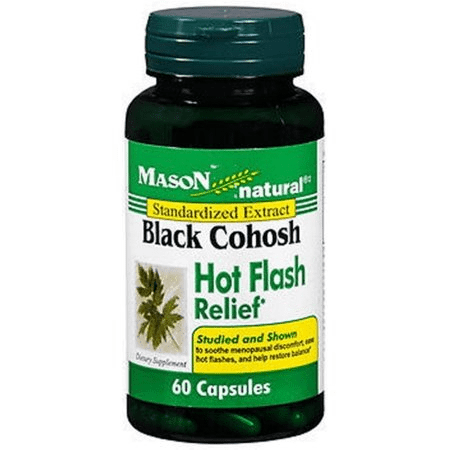 Mason Black Black Cohosh Hot Flash Relief Capsules 60 ea (1 Pack)