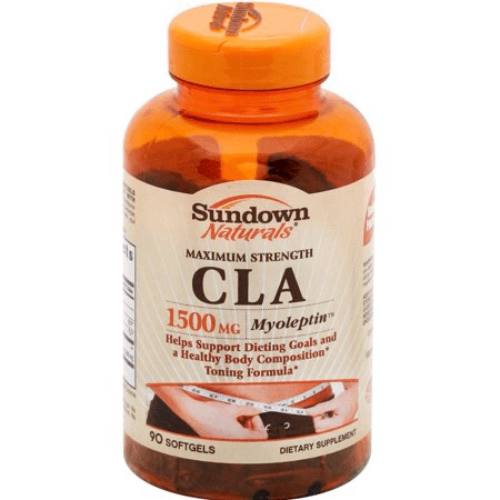 Sundown Naturals Maximum Strength CLA 1500 mg Softgels 90 Soft Gels (1 Pack)
