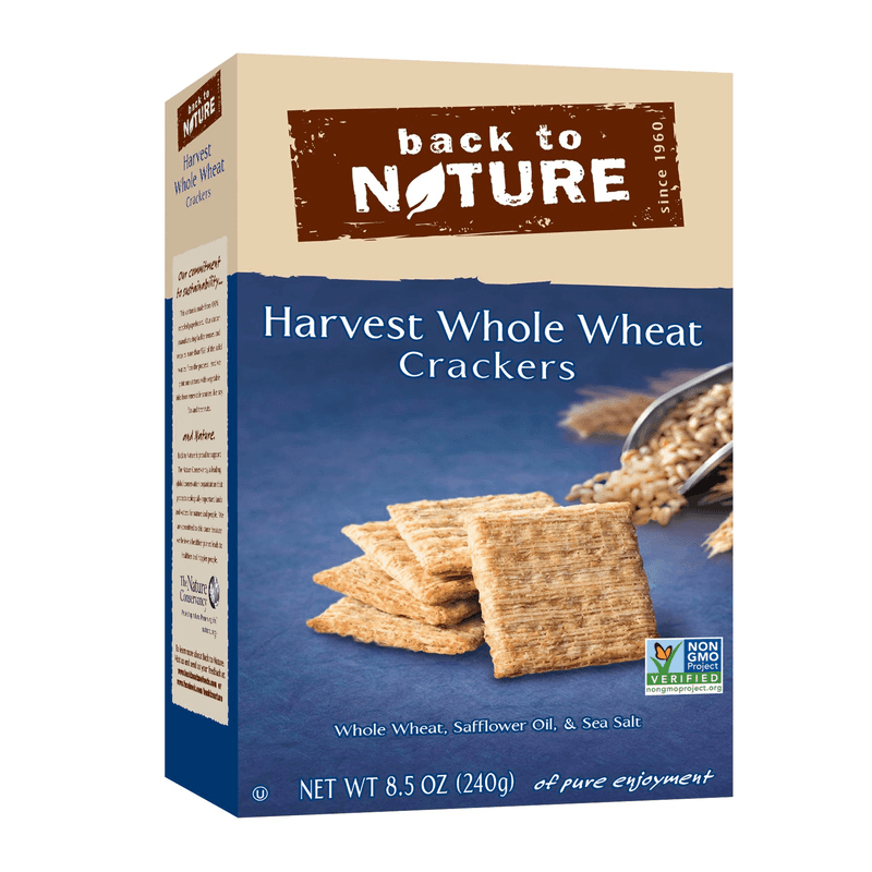 Back To Nature Harvest Whole Wheat 8.5oz