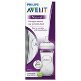 Philips AVENT Natural Pure Glass Bottle (8 oz, 240 ml)